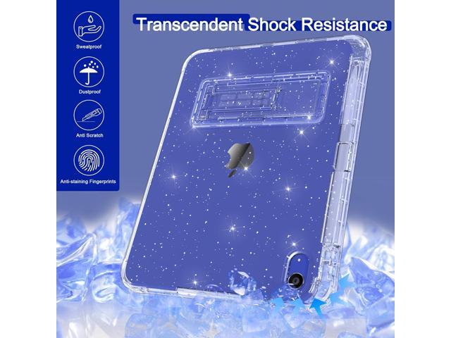 Rantice Case for iPad 11-Inch (A16) 11th Generation 2025 / iPad 10th Generation Case, Pencil Holder & Kickstand - Slim, Glittery and Shockproof...