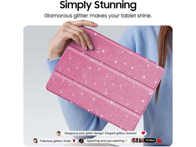 Fintie Slim Case for iPad 9th / 8th / 7th Generation (2021/2020 / 2019) 10.2 Inch - [Built-in Pencil Holder] Glittering Sparkly Shockproof Cover...
