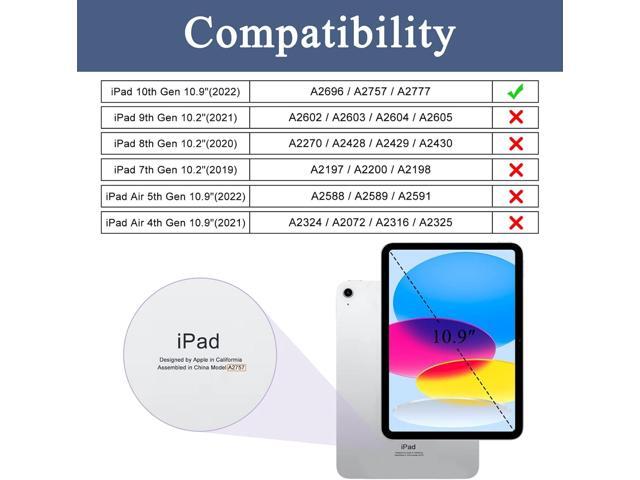 Soke Case for iPad 11th Generation (A16) 11-inch 2025 & 10th Gen 10.9-inch 2022 - [ Auto Wake/Sleep + Slim Trifold Stand], Protective Hard PC Back...