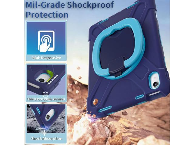 Case for iPad 11th Generation 11' (A16) 2025,iPad 10th Generation 10.9' 2022,Shockproof Cover for Kids with Screen Protector,Rotating Stand,Pencil...