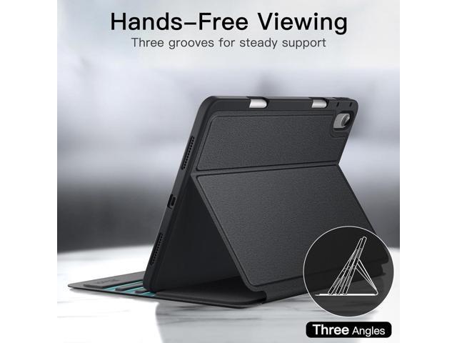 JETech Case for iPad Air 11-Inch M3/M2 (2025/2024), iPad Air 5/4 (2022/2020 5th/4th 10.9-Inch) with Pencil Holder, Slim Folio Stand Protective...