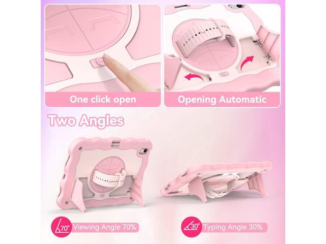 for iPad A16 11th Generation 2025 / 10th Gen Case 2022, for 11 Inch / 10.9 Inch iPad Case Heavy Duty Cover Shockproof with Pencil Holder [360°...