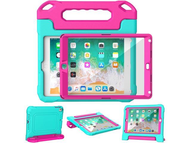 YIHE Kids Case for iPad 9.7 Inch with Screen Protector, Shockproof Handle Convertible Stand Case for iPad 9.7 6th/5th Generation 2018/2017, iPad...