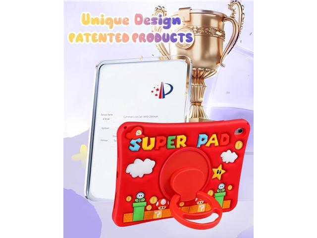 Cute for iPad A16 Case/for iPad 10th Generation/11 Inch Case - Silicone 3D Design for Girls Women Teens Girly Kawaii Funny Cartoon Soft Stand with...