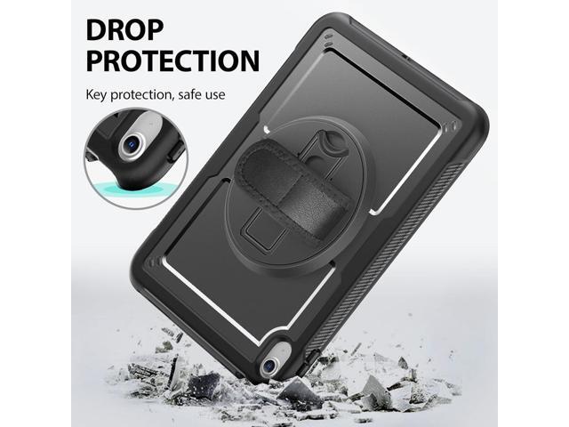 Compatible with iPad A16 Case 11th/10th Generation 11/10.9 Inch 2025/2022, Heavy Duty Full-Body Protective Case with Screen Protector, Rotate Hand...