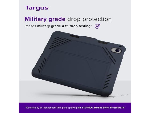 Targus Pro-Tek iPad 10th Generation Case 2022 10.9 Inch Magnetic Military Grade Drop Protection Cover, Models A2696 A2757 A2777, Blue (THZ93402GL)