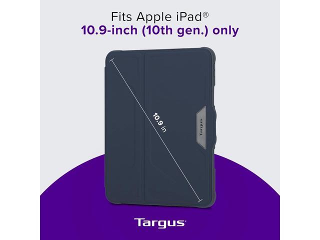 Targus Pro-Tek iPad 10th Generation Case 2022 10.9 Inch Magnetic Military Grade Drop Protection Cover, Models A2696 A2757 A2777, Blue (THZ93402GL)
