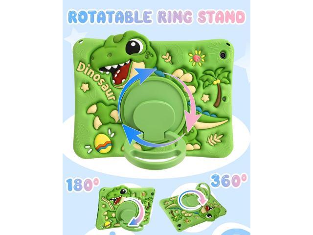 Boaretiu for iPad 9th/8th/7th Generation 10.2 Inch Case (2021/2020/2019) - Cute Cartoon with Shoulder Strap & Rotating Stand for Boys Girls Teens...