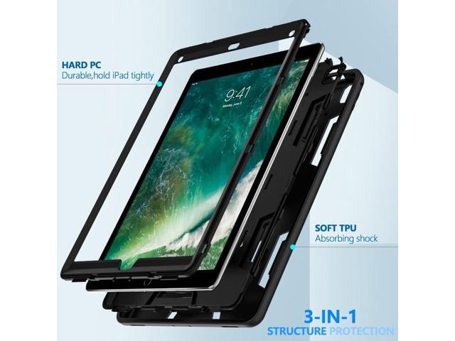 Puxicu Case for iPad Pro 12.9 Case 2017/2015 (Old Model,1st & 2nd Gen), Heavy Duty Rugged Protective, Cover for iPad Pro 12.9' (Model: A1584 A1652...