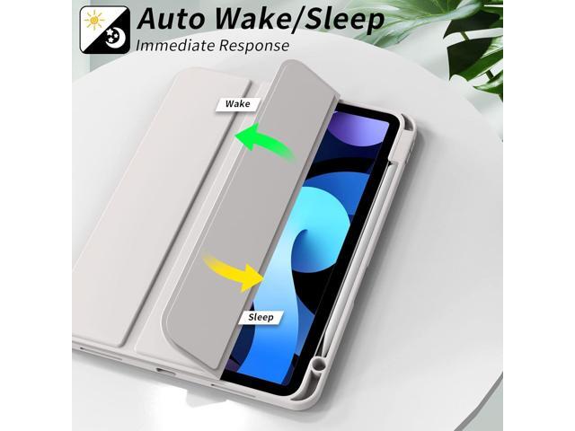kenke Case for iPad Air 11-inch M3/M2 (2025/2024), iPad Air 5th/4th Generation (2022/2020) 10.9-inch, Auto Sleep/Wake Slim Trifold Stand Case with...