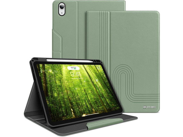 H HOLIMET Case for iPad Air 11 inch M3 2025 2024/iPad Air 5th Generation 2022/iPad Air 4th Generation 2020 10.9 Inch with Pencil Holder Shockproof...