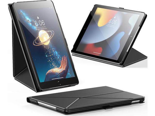 INFILAND Case for iPad 10.2 Inch 9th/8th/7th Generation, Slim Foldable Book-Style Cover with Horizontal and Vertical Stand, Protective Case for...