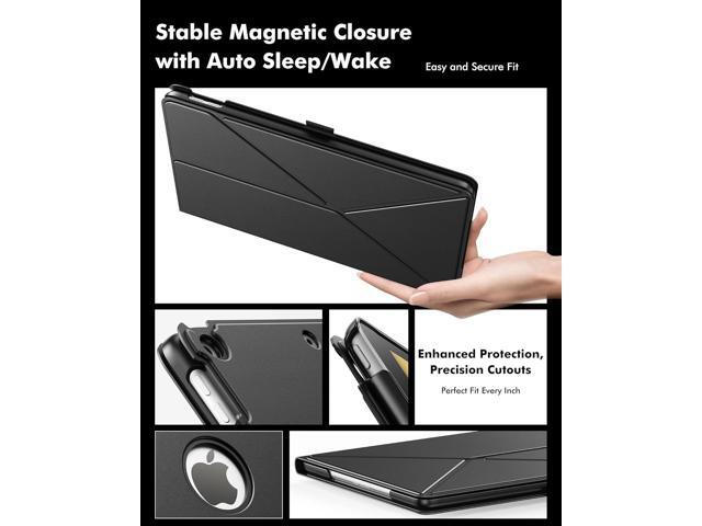 INFILAND Case for iPad 10.2 Inch 9th/8th/7th Generation, Slim Foldable Book-Style Cover with Horizontal and Vertical Stand, Protective Case for...