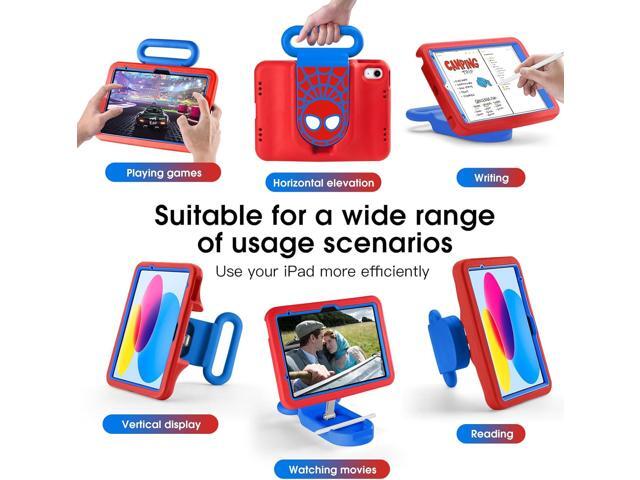 Compatible with ipad A16 11-inch 11th Generation/Air 6 /Air 7 /ipad 10th Gen 10.9 Inch 2022, Adjustable Portrait/Drop Proof with Handle,Kids Case...