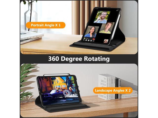 Fintie Rotating Case for iPad Pro 11-inch M4 (2024) (Model Number: A2836/A2837/A3006) - 360 Degree Swiveling Smart Stand Protective Cover with...