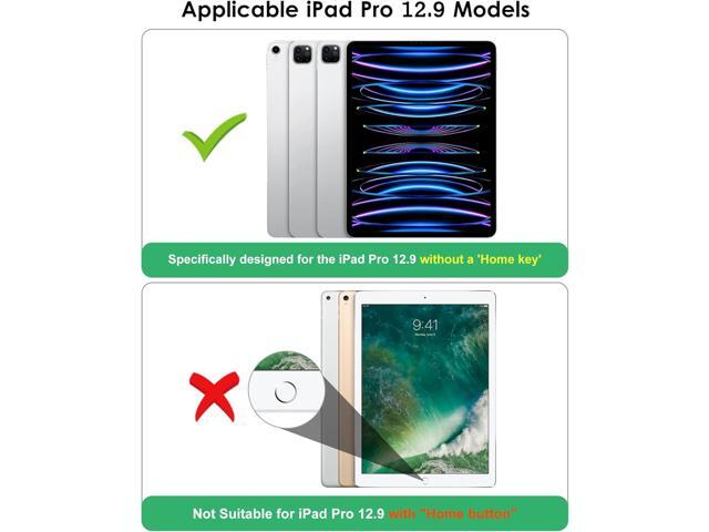 DTTO for iPad Pro 12.9 6th / 5th / 4th / 3rd Generation Case 2022/2021/2020/2018, Premium Leather Folio Stand Cover with Built-in Apple Pencil...