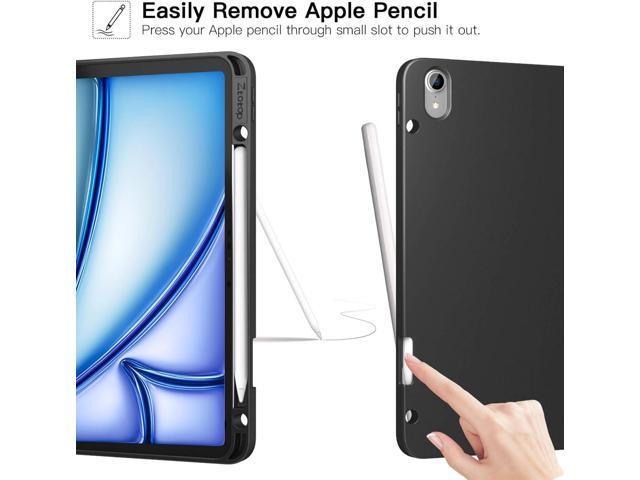 ZtotopCases for iPad Air 13 Inch Case/iPad Pro 12.9 3rd Generation 2018 with Pencil Holder, Lightweight Slim Soft TPU Back Trifold Smart Cover with...