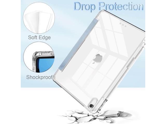 Feams Case for iPad (A16) 11th Generation 11 Inch 2025, iPad 10th Generation 10.9 Inch 2022, Slim iPad A16 Case Clear Back Cover with Pencil Holder...