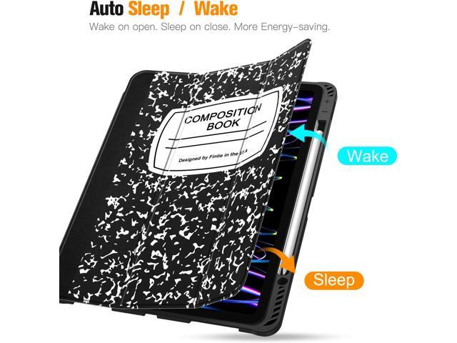 Fintie Case for iPad Pro 12.9-inch 6th Generation 2022, [Built-in Pencil Holder] Slim Soft TPU Protective Cover with Auto Wake/Sleep, Also Fit iPad...