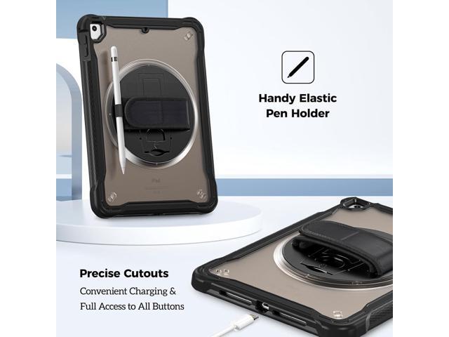 ProCase Rugged Case for iPad 9.7 Inch 5th 6th Gen/iPad Air 2 / iPad Pro 9.7 Case, Heavy Duty Shockproof Rugged Cover with Hand Strap 360 Degree...