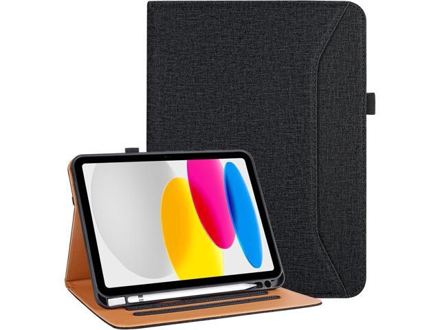 for iPad A16 Case 11 Inch 2025,Cover for iPad 10th 11th Generation Case with Pencil Holder,Black