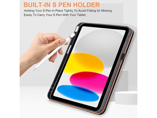 for iPad A16 Case 11 Inch 2025,Cover for iPad 10th 11th Generation Case with Pencil Holder,Black
