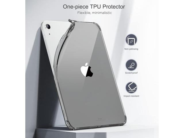 MoKo Clear Case for iPad (A16) 11th Generation 2025 11-inch/10th Generation 2022 10.9 inch, Lightweight Soft TPU, Anti-Scratch Ultra Clear Tablet...