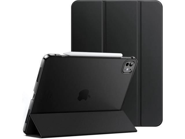 JETech Case for iPad Pro 11-Inch M4 2024 (5th Generation), Slim Stand Hard Back Shell Smart Cover with Auto Wake/Sleep (Black)
