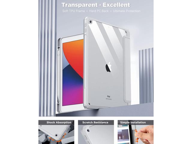 TiMOVO Case for iPad 9th Generation 2021/iPad 8th Generation 2020/iPad 7th Generation 2019 10.2 inch with Pencil Holder, Slim Protective Cover with...