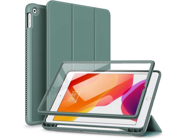 SURITCH for iPad 9th/8th/7th Generation, iPad 10.2 Case, [Built in Screen Protector] [Pencil Holder] Lightweight Leather Smart Cover and Magnetic...