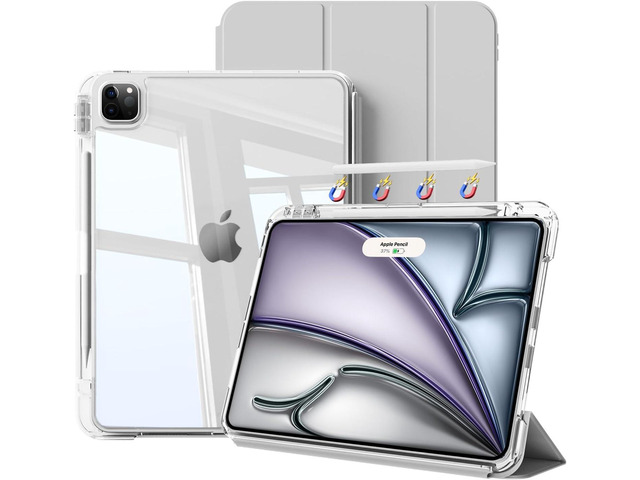 kenke Hybrid Case for iPad Air 13 Inch M3/M2 (2025/2024), Pro 12.9 Inch (6th/5th Generation, 2022/2021) with Pencil Holder, 2 in 1 Detachable Cover...