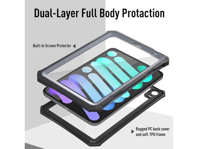 AICase iPad Mini 7 A17 Pro Case Water Proof 2024 iPad Mini 6 2021 (6th Generation) 8.3 Inch Waterproof, Dustproof, Shockproof Case Cover with 360...