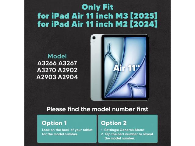 SEYMAC for iPad Air 11 inch Case M3/ M2 (2025/2024), Full Protective Auto Sleep/Wake Strong Magnetic Cover with 5 Standing Angles, Pencil Holder,...