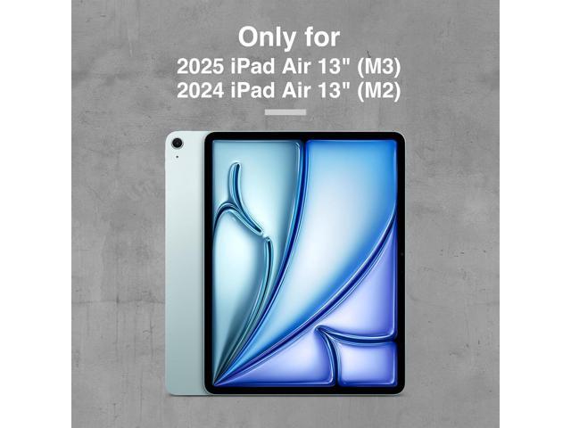 SWITCHEASY CoverBuddy Lite for M3 & M2 iPad Air 13' (2024-2025) - Case Compatible with Magic Keyboard & Smart Keyboard Folio - Black