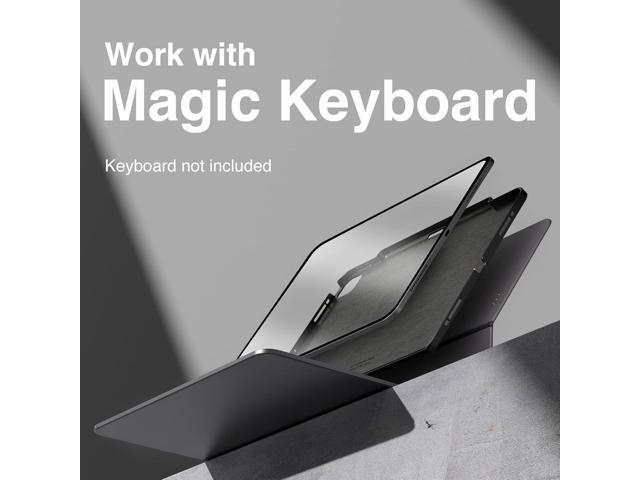 SWITCHEASY CoverBuddy Lite for M3 & M2 iPad Air 13' (2024-2025) - Case Compatible with Magic Keyboard & Smart Keyboard Folio - Black