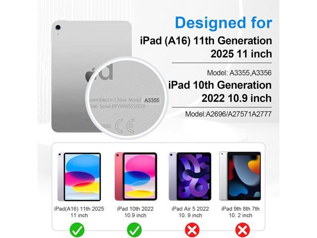 SUPFIVES Case for iPad (A16) 11th/10th Generation 2022/2025, Full-Body Drop Protection Cover for iPad 10th Gen 10.9/11 inch with Screen Protector,...