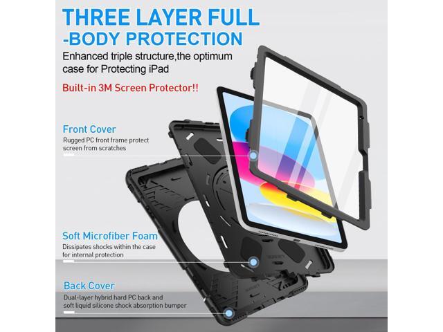 SUPFIVES Case for iPad (A16) 11th/10th Generation 2022/2025, Full-Body Drop Protection Cover for iPad 10th Gen 10.9/11 inch with Screen Protector,...