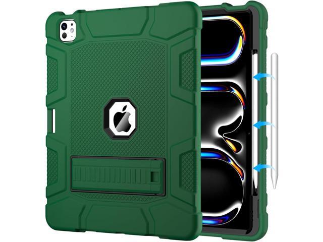 Case for iPad Pro 13 inch Case 2024 (M4), iPad 13 Pro C ase with Pencil Holder, Built-in Stand Shockproof Rugged Protective Cover for iPad Pro 13...