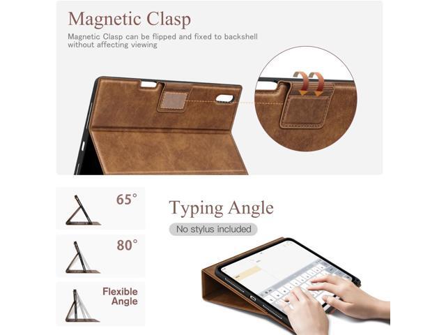Antbox Case for iPad Air 13 Inch 2025 M3 /2024 M2, Premium Vegan Leather, Fully Supports Pencil Pro and Pencil (USB-C), Auto Sleep/Wake, Built-in...