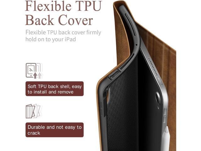 Antbox Case for iPad Air 13 Inch 2025 M3 /2024 M2, Premium Vegan Leather, Fully Supports Pencil Pro and Pencil (USB-C), Auto Sleep/Wake, Built-in...