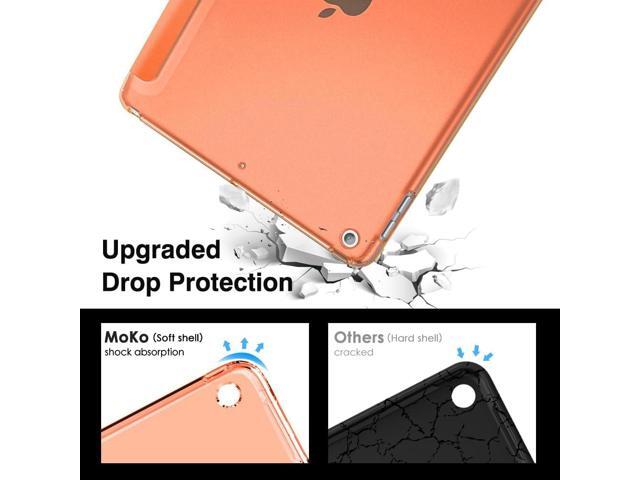 MoKo Case for iPad 10.2 iPad 9th Generation 2021/ iPad 8th Generation 2020/ iPad 7th Gen 2019, Soft Frosted Back Cover Slim Shell Case with Stand...