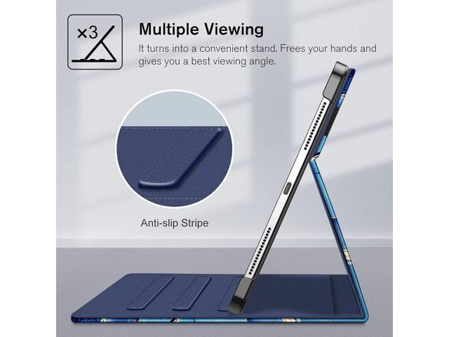 Fintie Folio Case for iPad Pro 11-inch (4th / 3rd Generation) 2022/2021 - Multiple Angles Viewing Stand Cover with Pencil Holder & Pocket, Also Fit...