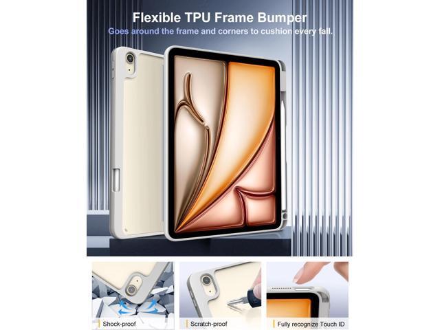 TiMOVO Case for iPad Air 11 Inch (M3/M2-2025/2024) with Pencil Holder, iPad Air 5th/4th Generation Case (2022/2020) 10.9 Inch, Slim Protective...