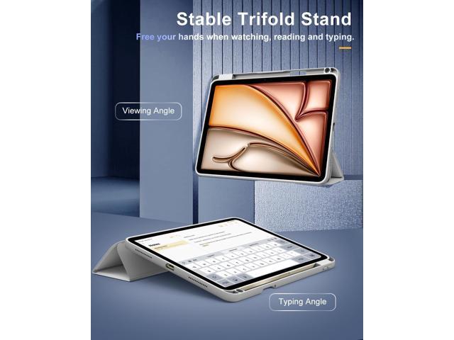 TiMOVO Case for iPad Air 11 Inch (M3/M2-2025/2024) with Pencil Holder, iPad Air 5th/4th Generation Case (2022/2020) 10.9 Inch, Slim Protective...