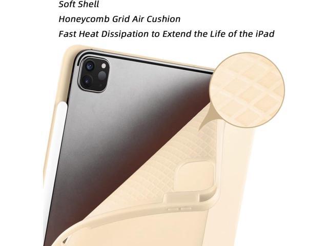 SIWENGDE Cases for iPad Pro 12.9 Case 6th/5th/4th Generation (2022/2021/2020) with Pencil Holder [Apple Pencil Wireless Charging] Soft TPU Smart...