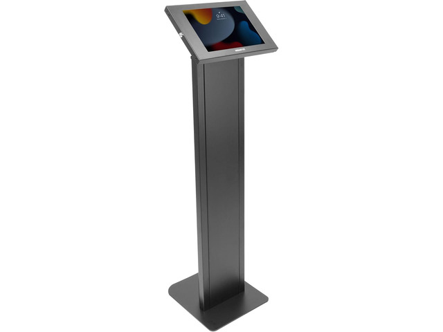 Mount-It! Anti-Theft Tablet Floor Stand Kiosk, Commercial Floor Kiosk with Universal Enclosure, Locking Tablet Mount Stand for iPad Gen 7-10, Pro,...