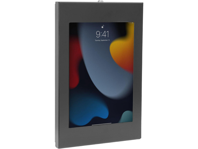 Mount-It! Anti-Theft Tablet Kiosk Wall Mount Compatible with iPad 10, 9, 8, Pro 10.5, Air 10.5, Locking Kiosk for iPad, Low-Profile Steel Security...