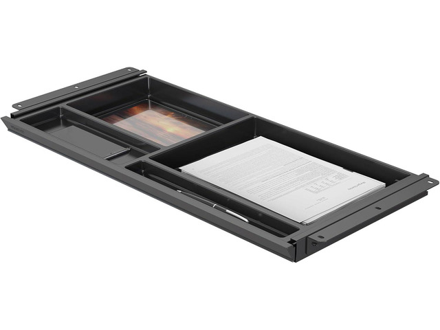 Mount-It! Under Desk Drawer - Deep Under Counter Drawer Organizer - Slide Out Standing Desk Storage Attachment - 25.8' Width Under Table Storage...