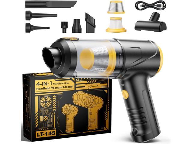 Svoko Handheld Vacuum Cleaner 21000Pa Suction with Brushless Motor, 4-in-1 Portable Mini Car Vacuum with 2 Suction Modes, Cordless Vacuum with LED...