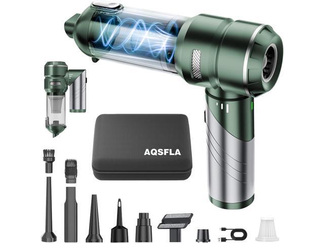 AQSFLA Car Vacuum Portable Cordless 22000PA High Power Handheld Mini Vacuum Cleaner Rechargeable Foldable with Brushless Motor Air Blower Duster...